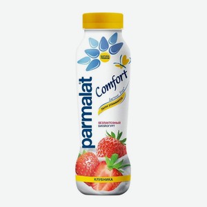Йогурт Parmalat Comfort клубника-шиповник безлактозный 3%, 130г