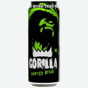 Напиток энергетический Gorilla газированный 450 мл