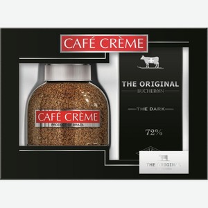 Подарочный набор Кофе CAFE CREME 100гр+шоколад BUCHERON THE ORIGINAL 100гр