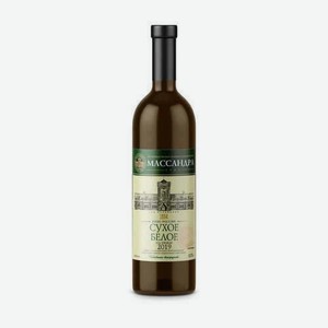 Вино Массандра Белое Сухое 12% 0,75л