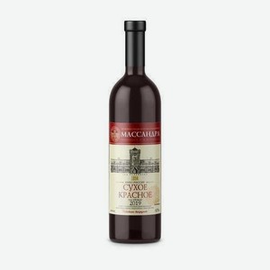 Вино Массандра Красное Сухое 12% 0,75л