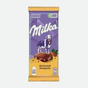 Шоколад Milka С Цельным Миндалем 85г