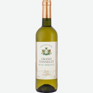 Вино GRAND TONNELET Гранд Тоннелет орд. бел. п/сл., Франция, 0.75 L
