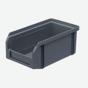 Пластиковый ящик Стелла v-1 (1 литр), серый