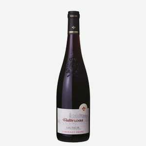 Вино Vallee Loire Saumur Cabernet Franc красное сухое, 0.75л Франция
