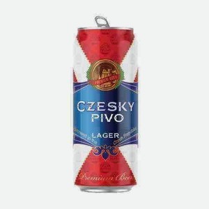 Пиво Ceskye Pivo Lager Светлое 4,6% 0,5л Ж/б