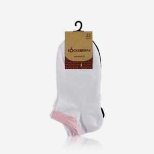 Женские носки Socksberry WO14641 Черный + Белый , р.23 , 3 пары