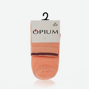 Женские носки с люрексом Opium 4WM-4 , Персиковый , р.23