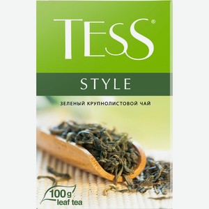 Чай зеленый Tess Style байховый 100г
