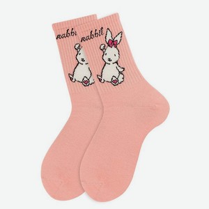 Носки для детей Гранд риб  Кролик , розовый (22-24)