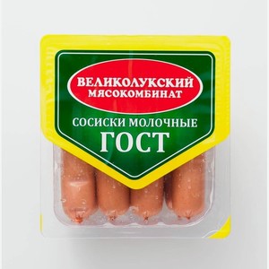 Сосиски Великолукский мясокомбинат Молочные 330 г
