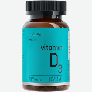 Комплекс витаминный ЛифТуГоу витамин д3 Органик Тренд п/б, 150 шт