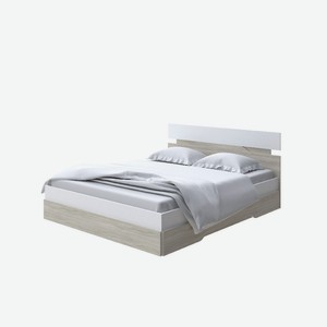 Кровать Milton (ЛДСП Белый/Ясень Шимо светлый) 140x200