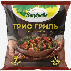 Овощная смесь замороженная Бондюэль трио овощей гриль Бондюэль ООО м/у, 400 г