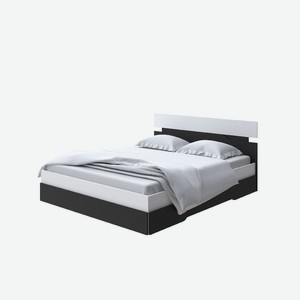 Кровать Milton (ЛДСП Белый/Черный) 120x190