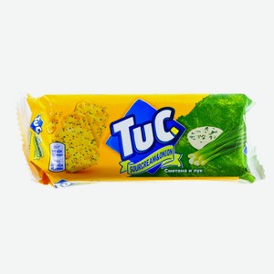 Крекер соленый Tuc со вкусом сметаны и лука, 100 г