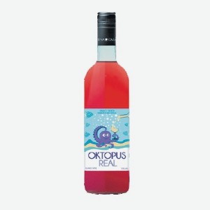 Вино  Октопус Реал , регион виньо верде, розовое полусухое, 10%, 0,75 л
