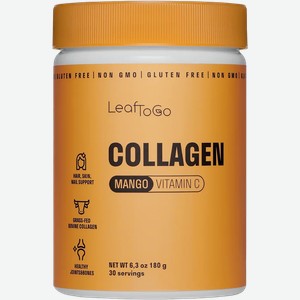 Коллаген пептидный порошок ЛифТуГоу Манго Витамин С Органик Тренд п/б, 180 г