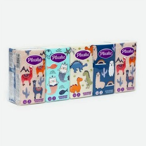 Платочки носовые Plushe Classic двухслойные, 10 шт