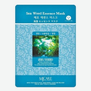 Маска тканевая для лица Mijin essence mask с морскими водорослями, 23 г