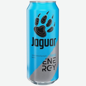 Энергетический напиток Jaguar Free газированный безалкогольный 500 мл