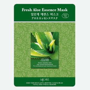 Маска тканевая для лица Mijin essence mask с экстрактом алоэ, 23 г