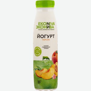 Йогурт 2,5% питьевой ЭкоНива персик ЭкоНива п/б, 300 г