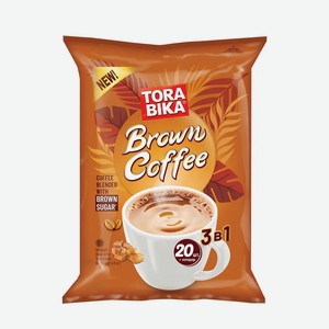 Кофе Torabika Brown растворимый (25г x 20шт), 500г Индонезия
