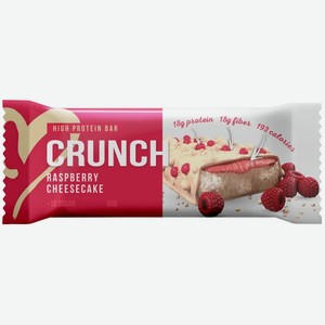 Батончик протеиновый BootyBar Crunch со вкусом малиновый чизкейк, 60г