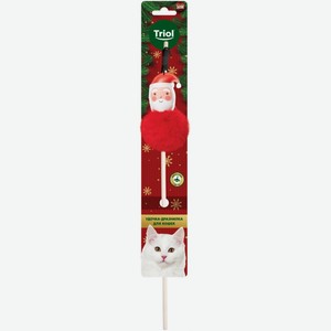 Игрушка-дразнилка Triol Пушистый Дед Мороз для кошек 400мм