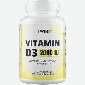 Комплекс витаминный 1ВИН витамин Д3 2000 Винлаб Нутришин п/у, 120 шт
