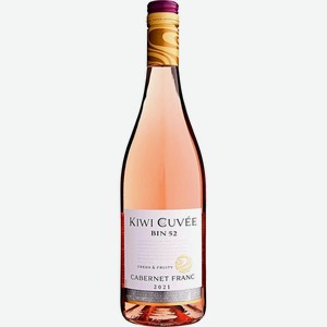Вино тихое розовое сухое сортовое Киви Кюве КАБЕРНЕ ФРАН 2021 0.75 л