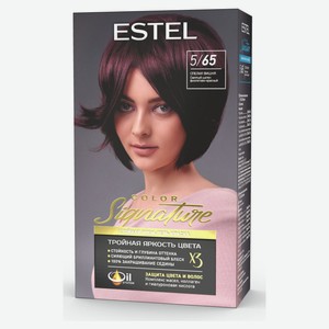 Краска для волос Estel Color Signature Спелая вишня 5/65, 120 мл