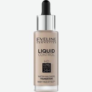 Тональная основа Eveline Cosmetics Liquid Control жидкая тон 030 32мл