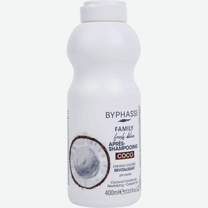 Кондиционер для окрашенных волос Byphasse с маслом кокоса, 400 мл