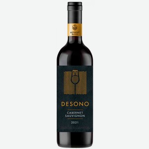 Вино Desono Каберне Совиньон красное сухое 12,5 % алк., Россия, 0,75 л