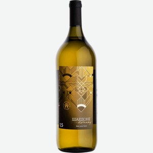 Вино BW Eclectic Шардоне белое сухое 10-12 % алк., Россия, 1,5 л