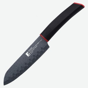 Нож сантоку Bergner Keops Marble с мраморным покрытием, 17,5 см