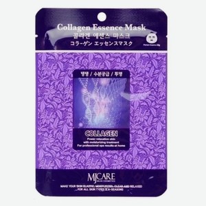 Маска тканевая для лица Mijin essence mask с коллагеном, 23 г