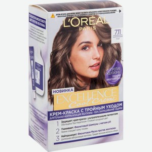 Крем-краска для волос L Oreal Paris Excellence Cool Creme оттенок 7.11 русый