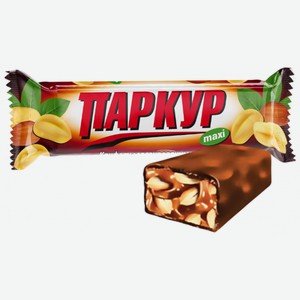 Батончик шоколадный ПАРКУР maxi карамель с арахисом 50гр