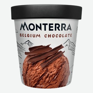 Мороженое MONTERRA пломбир Шоколад ведро 276гр БЗМЖ