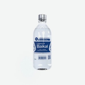 Вода питьевая LEGEND of BAIKAL негаз; газ 0,5л ст/б