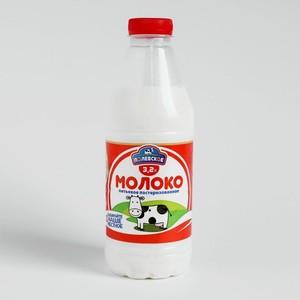 Молоко ПОЛЕВСКОЕ 3,2%, 0,9 л
