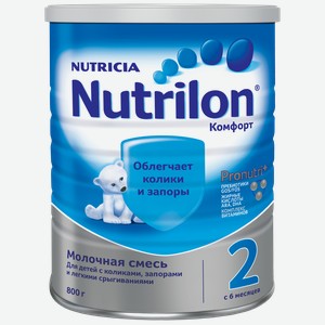 Молочная смесь Nutrilon «Комфорт 2» с 6 месяцев 800 г