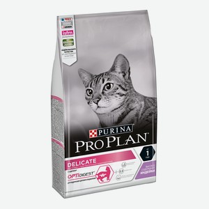 Корм сухой для кошек с чувствительным пищеварением Pro Plan Delicate OptiDigest 1,5кг