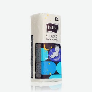 Женские прокладки Bella Classic Nova Maxi , drainette , 10шт. Цены в отдельных розничных магазинах могут отличаться от указанной цены.