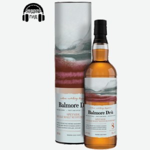 Виски Balmore Dru Speyside Single Malt Scotch Whisky 8YO madeira cask 0.7л.