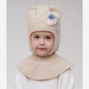 Шапка (шлем) для девочки Мороженка Kotik р.2 года цв.св.розовый арт.80385