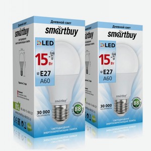 Лампа светодиодная SMARTBUY A60-15W/4000/E27 1200Лм 1/10/100